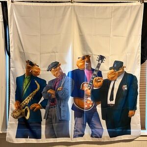 Joe Camel band shower curtain
